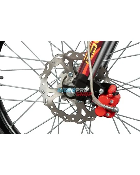 Hydraulische Vorderradbremsscheibe einer Tornado BRX V3 21/18 Motocross-Maschine