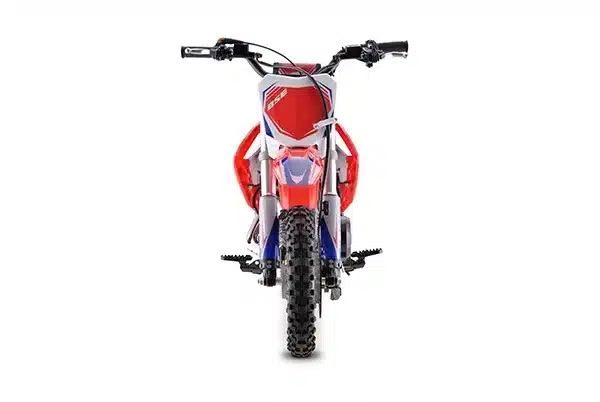 Frontalansicht der Bosuer PH01A 60cc im Motocross-Design
