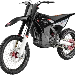 Cheetah E-XE800 Elektro-Enduro-Motorrad in Seitenansicht auf weißem Hintergrund