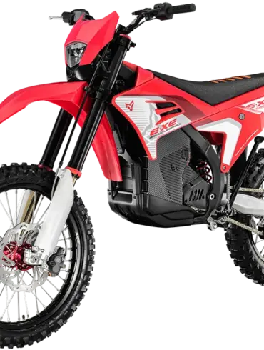 Elektro-Enduro Motorrad Cheetah E-XE880 in seitlicher Ansicht