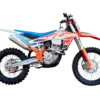 Hengjian S8 NX250 Motocross-Motorrad in sportlicher Lackierung, Seitenansicht