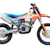 Hengjian S8-YK250 Motocross-Motorrad in Seitenansicht, Offroad-Bereifung, sportliches Design