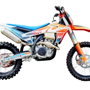 Hengjian S8-YK250 Motocross-Motorrad in Seitenansicht, Offroad-Bereifung, sportliches Design
