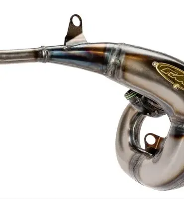 FMF Factory Fatty Auspuffkrümmer für Zweitakt-Enduro und Motocross-Maschinen, konisch geformt und hochwertig verarbeitet.