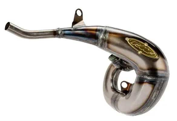 FMF Factory Fatty Auspuffkrümmer für Zweitakt-Enduro und Motocross-Maschinen, konisch geformt und hochwertig verarbeitet.