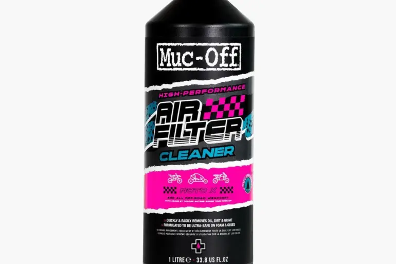 Muc-Off Air Filter Cleaner 1 Liter Flasche für Reinigung von Schaumstoff-Luftfiltern bei Motorrädern