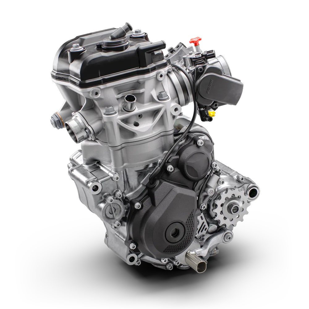 KTM 350 SX-F 2027 Motor, Einzylinder-Viertakter, Detailansicht