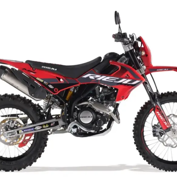 Rieju MR PRO 125 Enduro-Motorrad in Seitenansicht