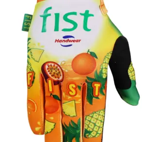 FRUIT PUNCH Handschuh von FIST Handwear mit farbenfrohem Fruchtmuster, ideal für den Einsatz beim Motocross, BMX und Mountainbike