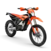 KTM FREERIDE E 2027 Elektro-Enduro-Motorrad in orange, seitliche Ansicht