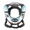 ONB Neck Brace 3.0 in Schwarz mit blauen Details – Nackenstütze für Motocross und Offroad