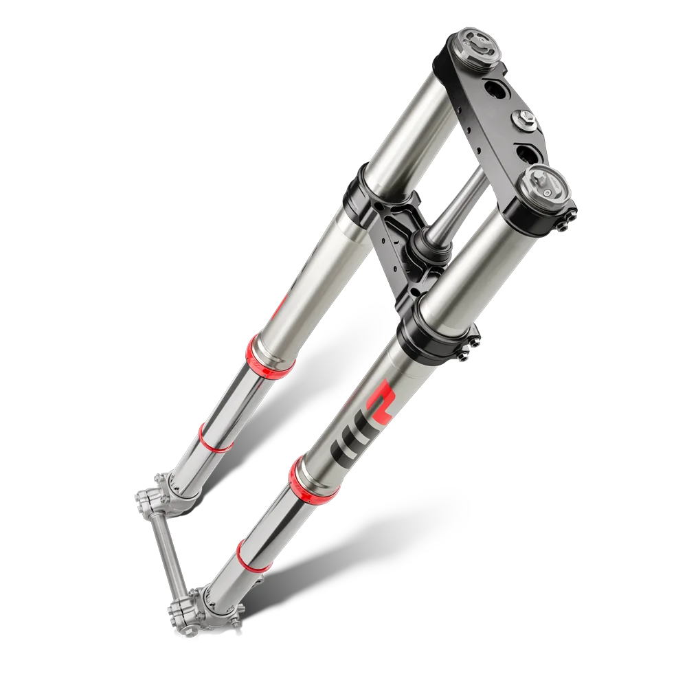 WP XACT AER 48 mm Upside-Down-Gabel der KTM 250 SX 2027 in Nahaufnahme