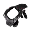 Leatt Neck Brace 6.5 in Schwarz aus Carbon mit weißen und roten Akzenten, Schutz für die Halswirbelsäule