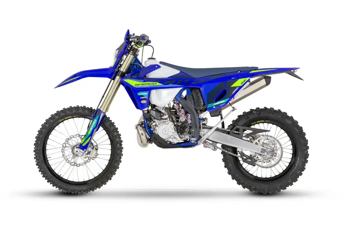 Sherco 250 SE Factory 2027 Enduro-Motorrad in Seitenansicht