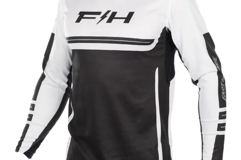 Elrod React Jersey in Schwarz-Weiß mit langen Ärmeln und sportlichem Design