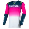 O'NEAL PRODIGY Jersey FIVE FIVE FADE in Navy, Pink und Weiß mit langen Ärmeln und markantem Logo
