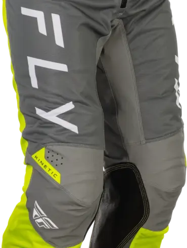 FLY Racing Kinetic Mesh Center Hose in Grau/Hi-Vis Gelb mit BOA-Verschluss