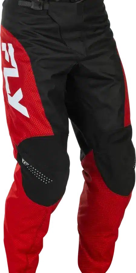 F‑16 Motocross-Hose 2026 Modell in Rot und Schwarz aus 600D-Polyester mit Mesh-Futter