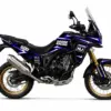 Seitenansicht der Hengjian HJ500-8 ADV Reise-Enduro mit sportlichem Design und Offroad-Bereifung