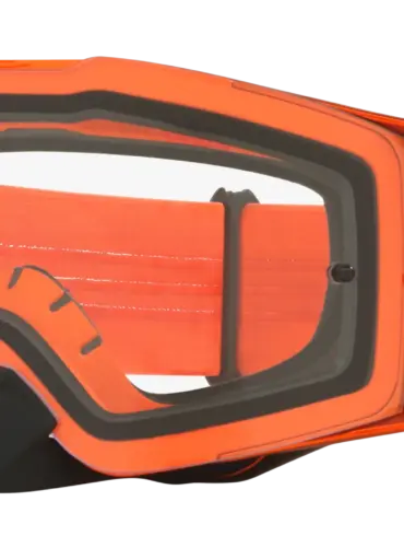 Oakley Front Line MX Goggle in Orange mit robustem Rahmen und Prizm-Scheibe