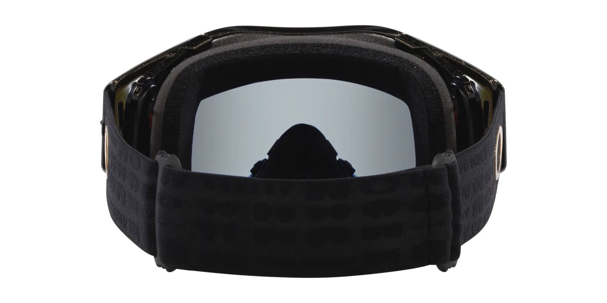 Airbrake MX Motocross-Brille mit 24K Iridium-Glas, schwarzem Band und stoßfestem Rahmen