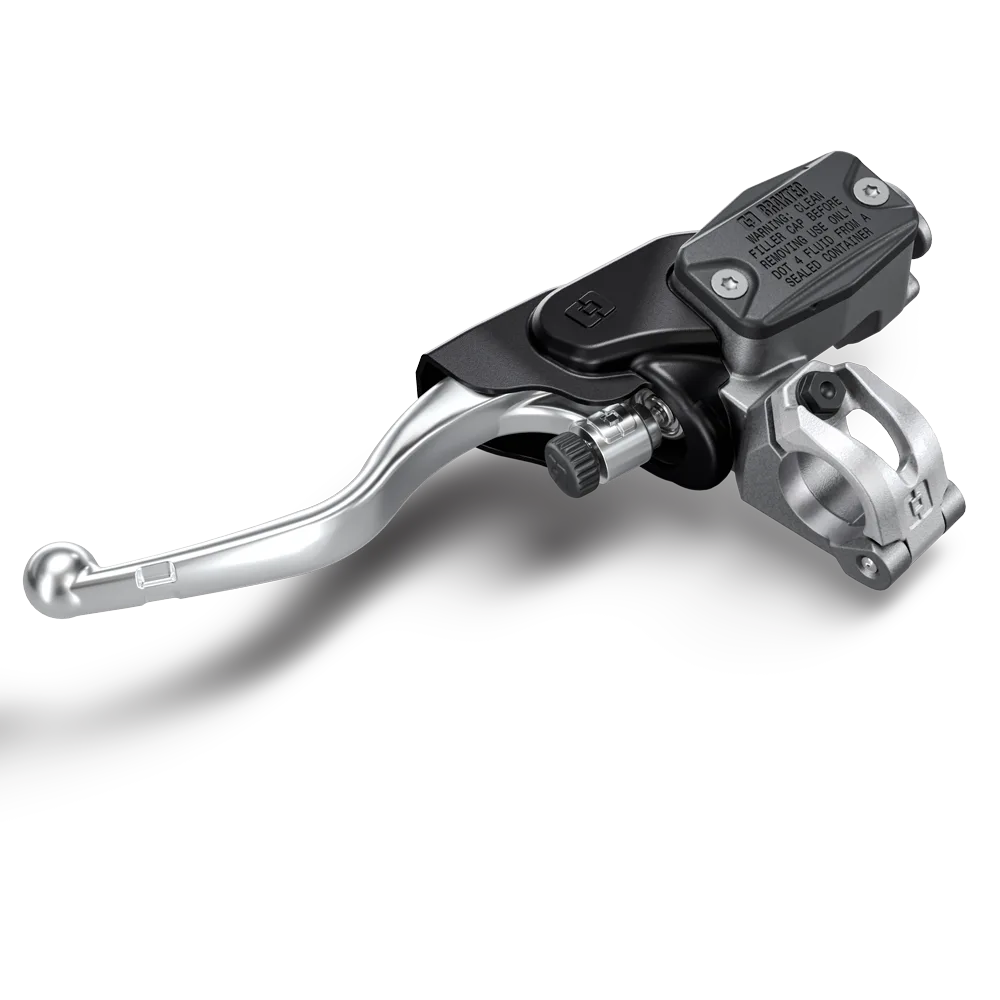 Hydraulischer Kupplungshebel von Braktec für Motocross-Motorrad, Nahaufnahme