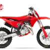 GASGAS MC 85 19/16 2027 Motocross-Bike in vollständiger Seitenansicht, Modelljahr 2027, in rot