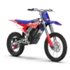 Elektrisches Offroad-Motorrad RFN Warrior Pro SX-E15 in Seitenansicht auf weißem Hintergrund