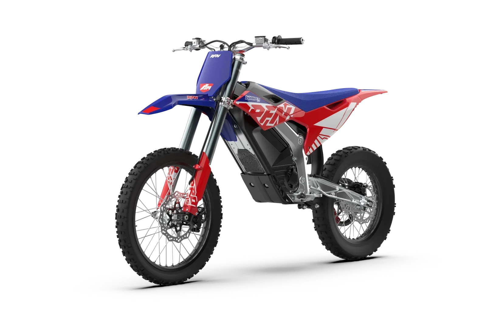 RFN Warrior Pro SX-E15 Elektro-Offroad-Bike mit sportlichem Design und robustem Aluminiumrahmen