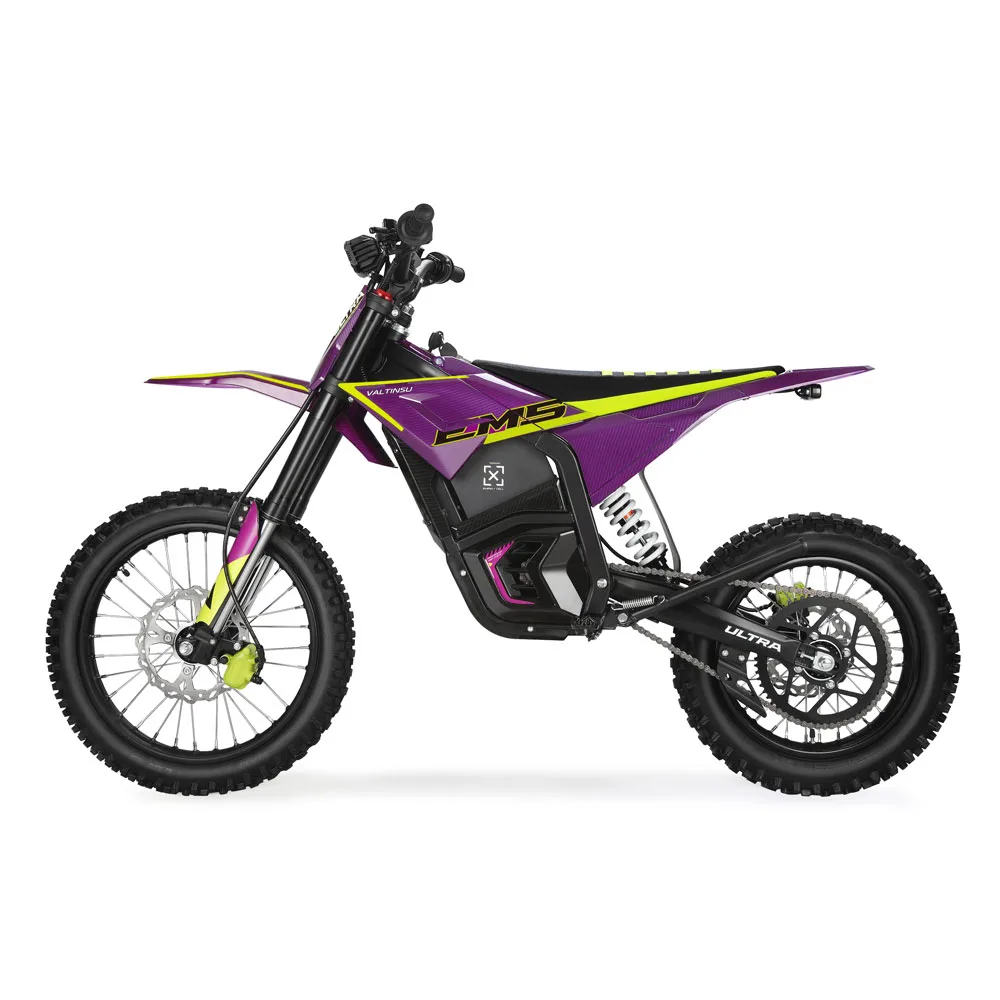Valtinsu EM-5 Ultra Elektromotorrad in seitlicher Ansicht auf weißem Hintergrund